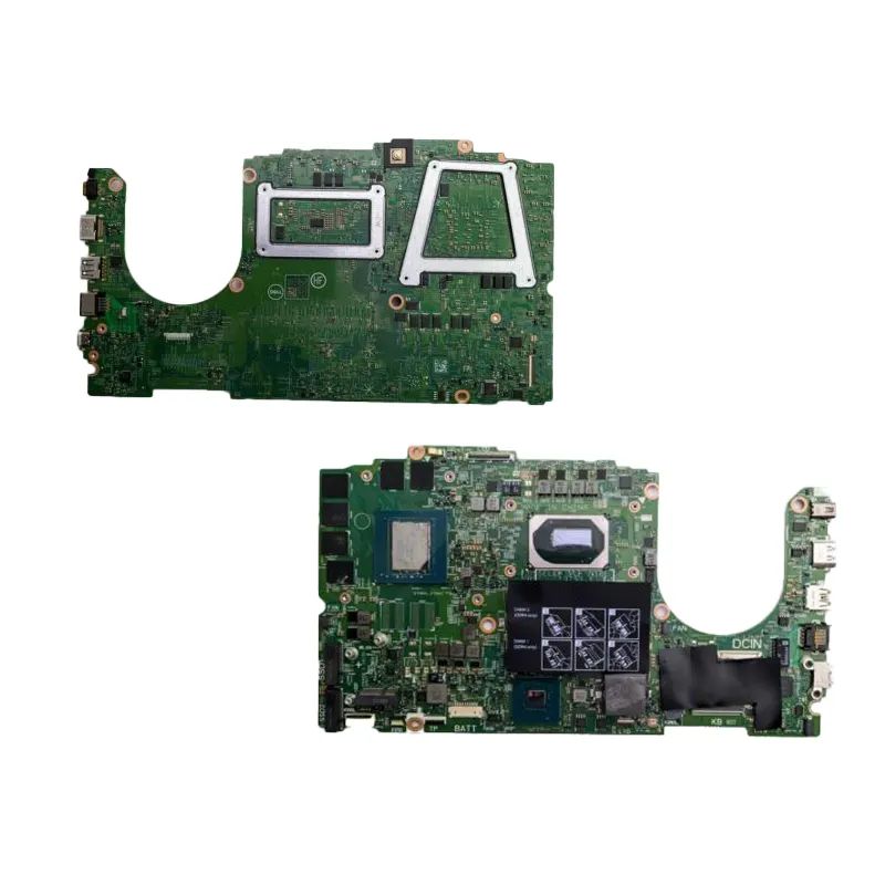 适用于Dell G3 3500笔记本电脑主板i7 - 10750h RTX2060系统板与i7 2.6GHz六核- Nvidia RTX2060 N18E主板