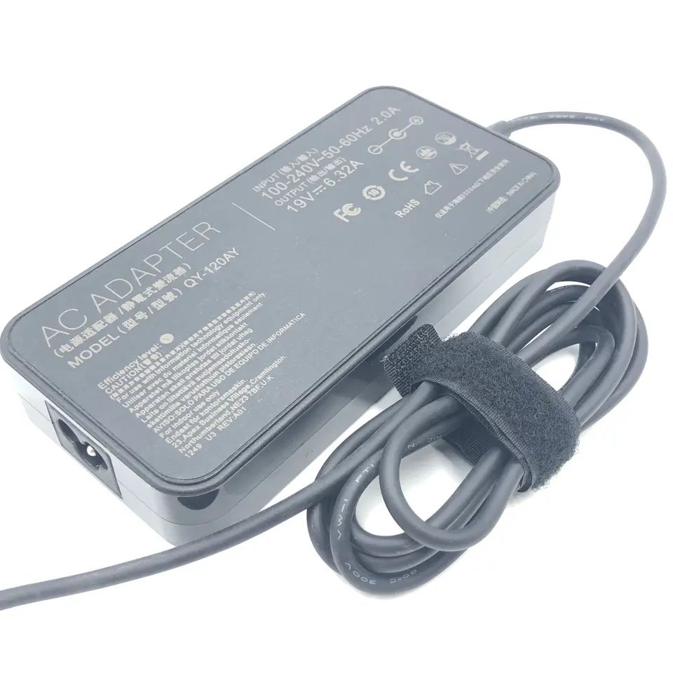 120W 19V 6.32A便携式充电器HP Envy Pavilion Touchsmart Sleekbook 15 15t 17 M6 M7系列华硕6.32A 4530