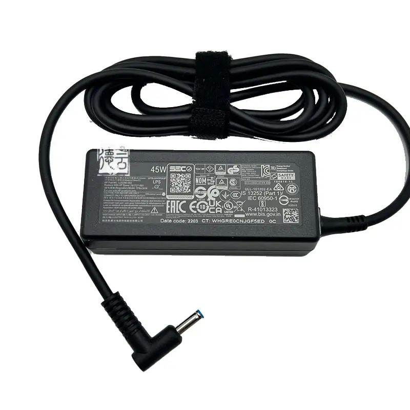 OEM 19.5V 2.31A 45W TPN-CA14蓝尖笔记本电脑交流电源适配器替换HP 740015-003 HSTNN-DA40电池充电器