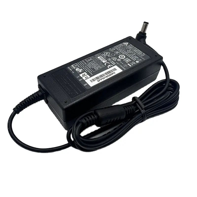 ADP-65JH 19V 3.42A 65W交流直流电源笔记本电脑充电器，适用于惠普东芝联想Ideapad华硕网关笔记本电脑LG三星宏碁